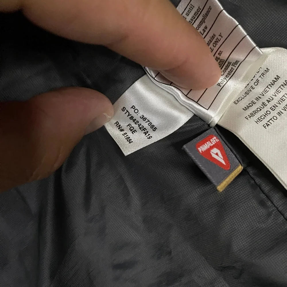 Patagonia Nano Puff Vest Mens XL Dark Gray Quilted Insulated Full Zip 84242